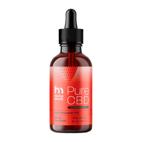 HempMeds Pure CBD Droppers - Strawberry