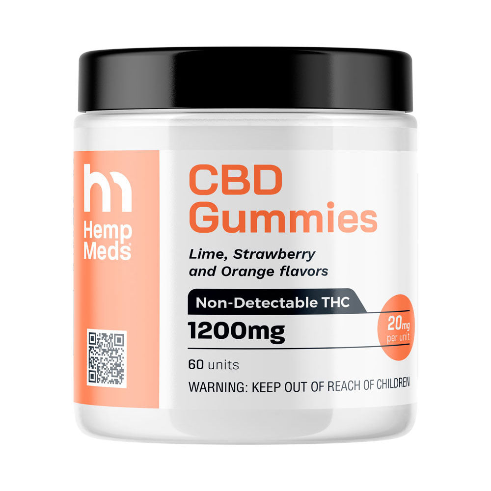 HempMeds CBD Gummies 1200mg (20mg per gummy) – ShopCBDHempOils