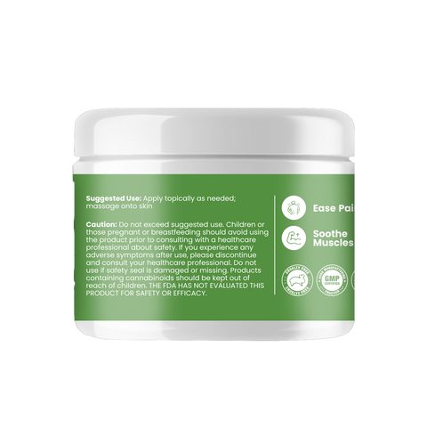 HempMeds CBD Salve Topical 1.8 oz left side